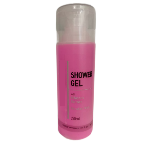 Shower gel in a pink package of 250 ml 