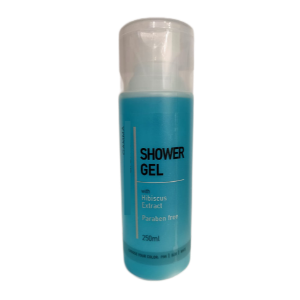 Shower gel in a blue package of 250 ml  1